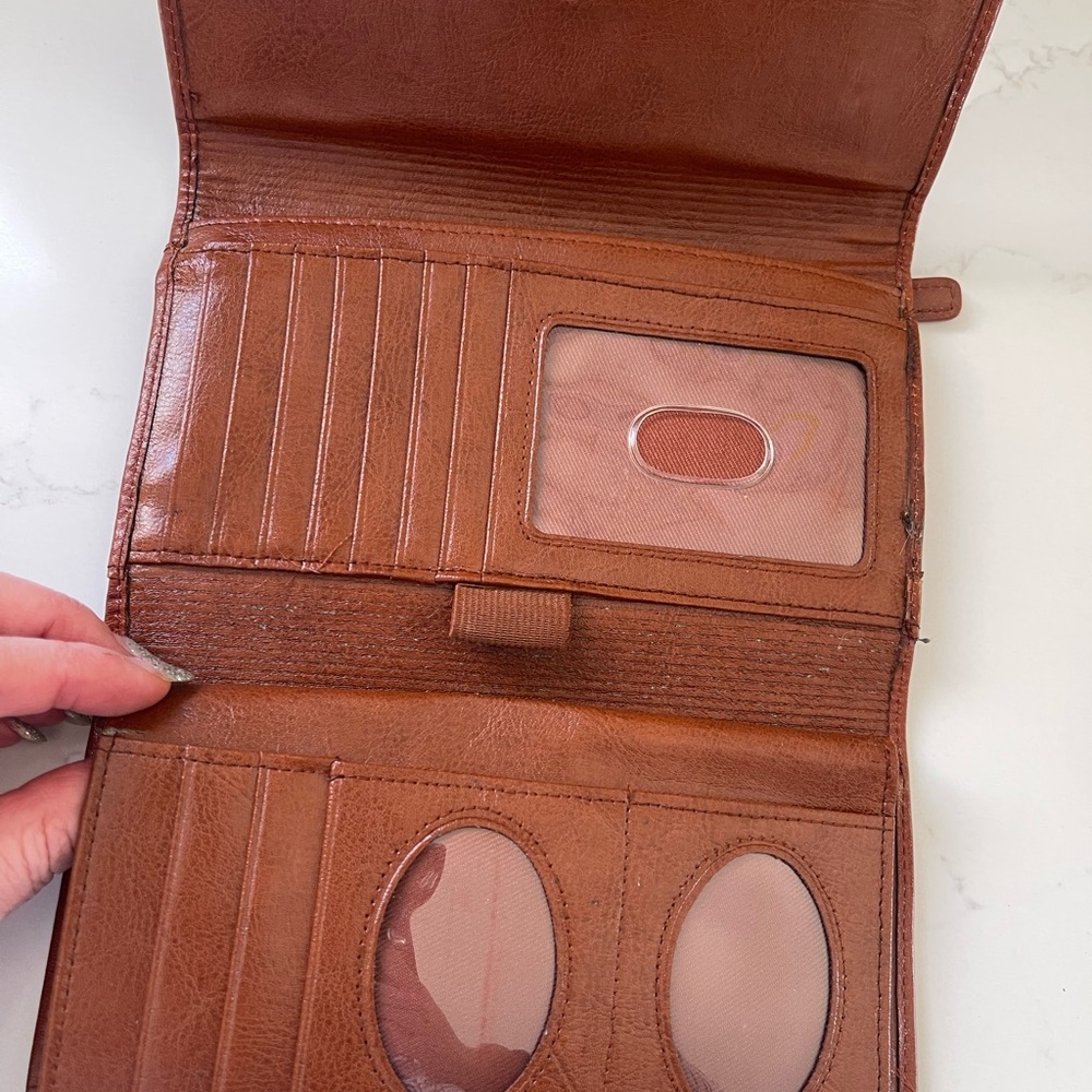 Fossil Tan Leather Clutch - Picture 8 of 11